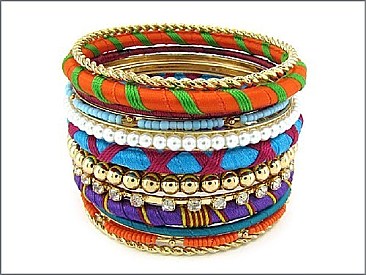 OB02391GLMUL MULTI-COLOR STACKABLE BRACELET