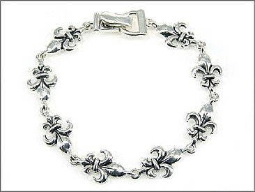 B7001AL ATS Fleur De Lis Magnetic Bracelet