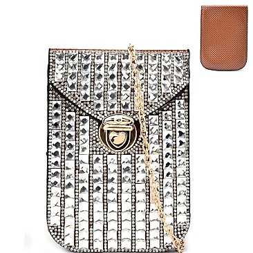 Reflective Rhinestone Smartphone Holder RZ-P1002QC