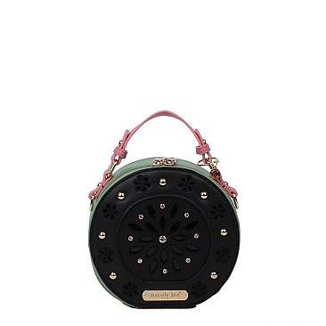 FLORAL ASTRID LASER CUT MINI BAG