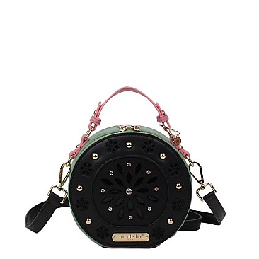 FLORAL ASTRID LASER CUT MINI BAG