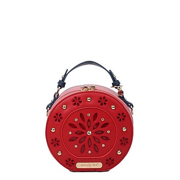 FLORAL ASTRID LASER CUT MINI BAG