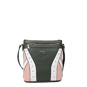 COLOR-BLOCKED ELODIE CROSS BODY