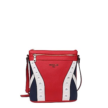 COLOR-BLOCKED ELODIE CROSS BODY