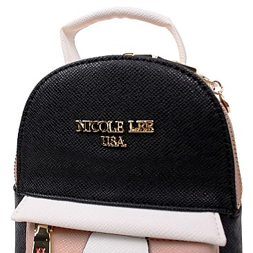 COLOR-BLOCKED ELODIE MINI BACKPACK