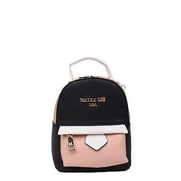 COLOR-BLOCKED ELODIE MINI BACKPACK