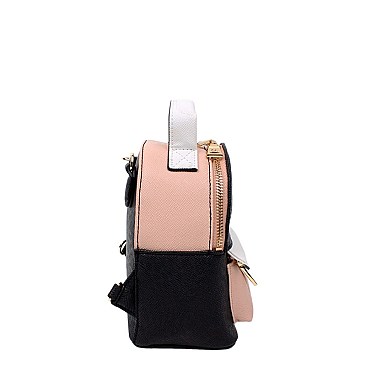 COLOR-BLOCKED ELODIE MINI BACKPACK