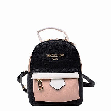 COLOR-BLOCKED ELODIE MINI BACKPACK