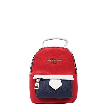 COLOR-BLOCKED ELODIE MINI BACKPACK