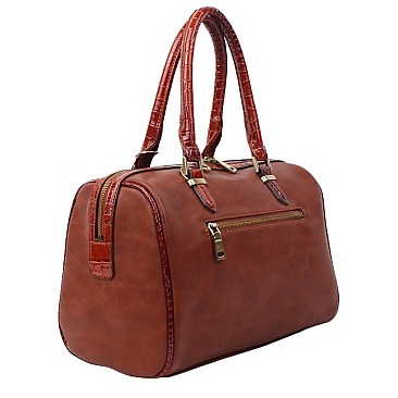 MONOGRAMMED BECKETT BOSTON BAG