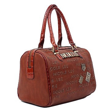 MONOGRAMMED BECKETT BOSTON BAG