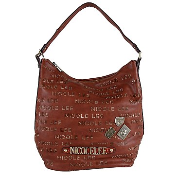 PRINTED BECKETT MONOGRAM HOBO BAG