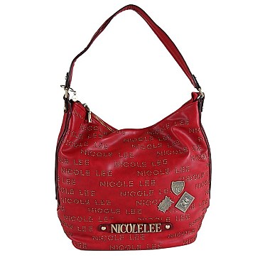 PRINTED BECKETT MONOGRAM HOBO BAG