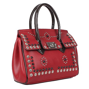 CHIC ROCIO SATCHEL BAG