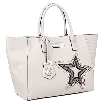 GLITZY BRONA STAR SHOPPER BAG