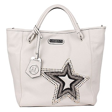 GLITZY BRONA STAR TOTE BAG