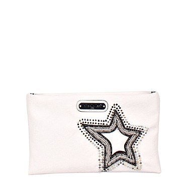 GLITZY BRONA STAR PATCH CROSS BODY