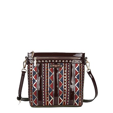 TRIBAL BLISS BOHO CROSS BODY BAG