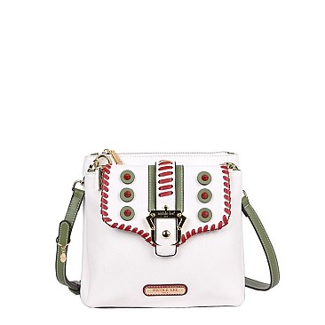 BUCKLED ELERI CROSS BODY BAG