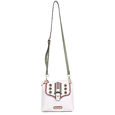 BUCKLED ELERI CROSS BODY BAG