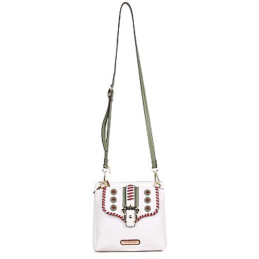 BUCKLED ELERI CROSS BODY BAG