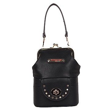 KISS-LOCKED LUZ CROSS BODY BAG