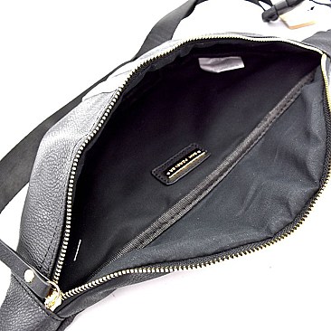 Center Striped Fashion Fanny Pack MH-PB6983