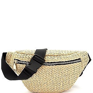 Woven Straw Fashion Fanny Pack