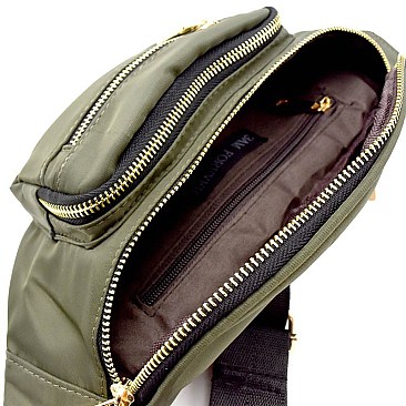 Multi-Pocket Nylon Fashion Fanny Pack  MH-PB7061