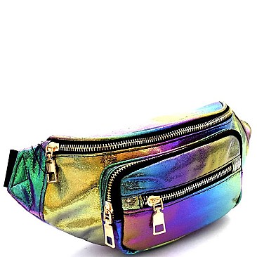 Multicolored Hologram Metallic Fanny Pack MH-PB7062