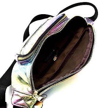 Multicolored Hologram Metallic Fanny Pack MH-PB7062