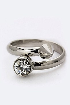 Posh Crystal & Spike Ring LANR0646