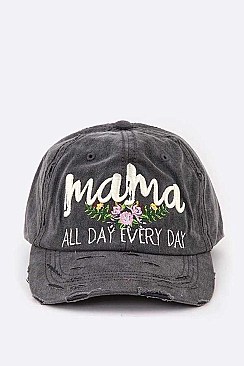 Embroidered Mama All Day Vintage Cap