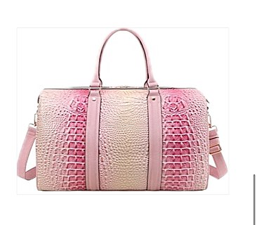 Tie-dyed Crocodile Duffle Bag