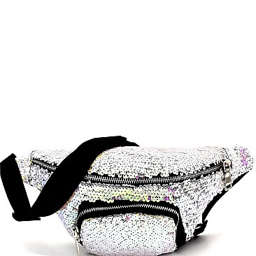 Sequin Embellished Fashion Fanny Pack  MZ-PL0303