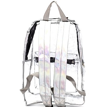 PP6481-LP Transparent Clear 2 in 1 Fashion Backpack