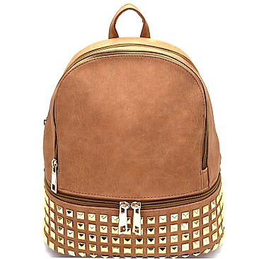 PP6535-LP Pyramid Stud Accent Fashion Backpack