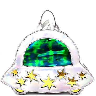 PP6558-LP Unique Spaceship Theme Novelty Backpack