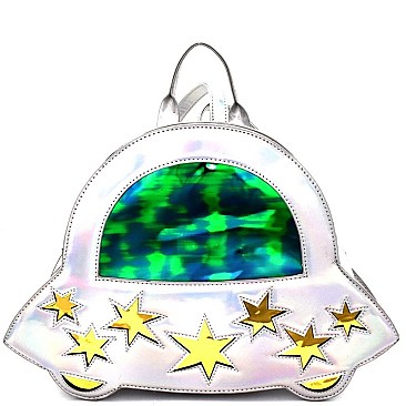 PP6558-LP Unique Spaceship Theme Novelty Backpack