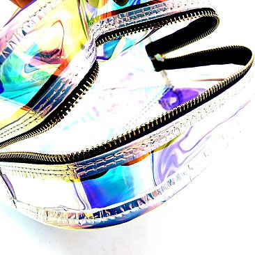 MH-PP6726 Hologram Transparent Clear Fashion Backpack Multi