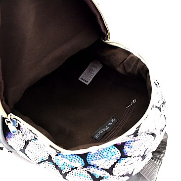 Mermaid Theme Sequin Novelty Backpack