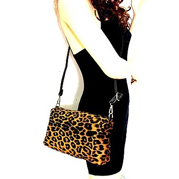 Leopard Print 2 in 1 Tall Shopper Tote MH-PP6867