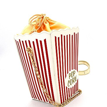 PPC3292-LP Popcorn Box Theme Novelty Cross Body