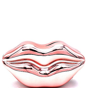 GLOSSY LIP CLUTCH CROSS BODY