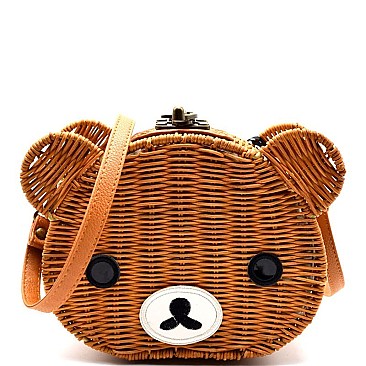 PPC5310-LP Bamboo Bear Novelty Cross-body Bag