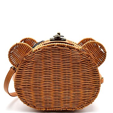 PPC5310-LP Bamboo Bear Novelty Cross-body Bag