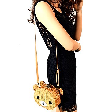 PPC5310-LP Bamboo Bear Novelty Cross-body Bag