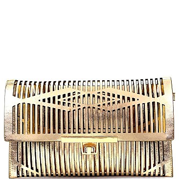 PPC5380-LP Metallic Laser-Cut 2 in 1 Clutch