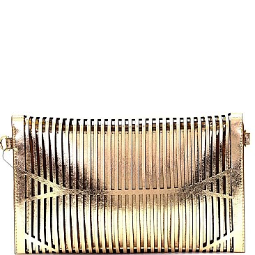 PPC5380-LP Metallic Laser-Cut 2 in 1 Clutch