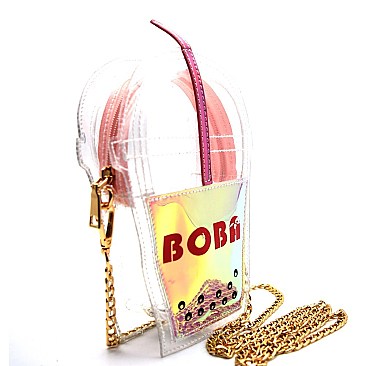 PPC5490-LP Boba Cup Figure Clear Novelty Bag